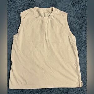 Sleeveless Beige Top